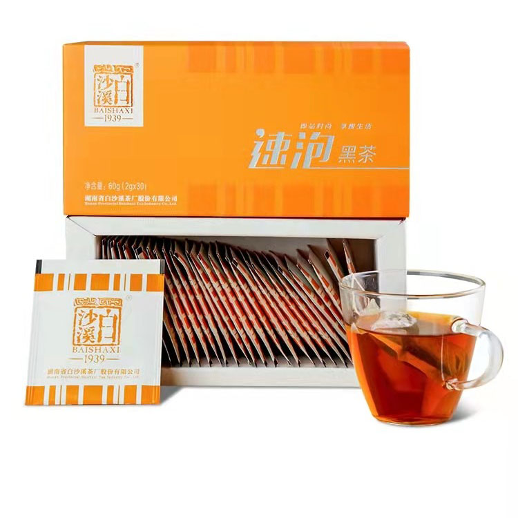 湖南安化黑茶正宗白沙溪速泡黑茶袋泡小包裝茶60g 湖南安化黑茶正宗白沙溪速泡黑茶袋泡小包裝茶60g